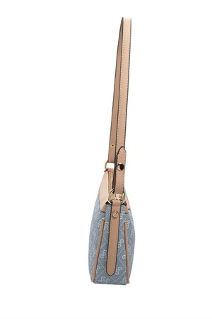 Silver & Polo SP1274 Kadın Çapraz Çanta Mavi-Ten