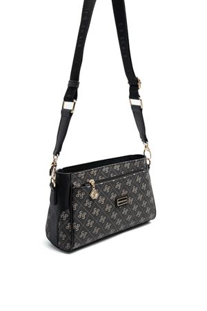 Silver & Polo SP1273 Kadın Çapraz Çanta Füme-Siyah