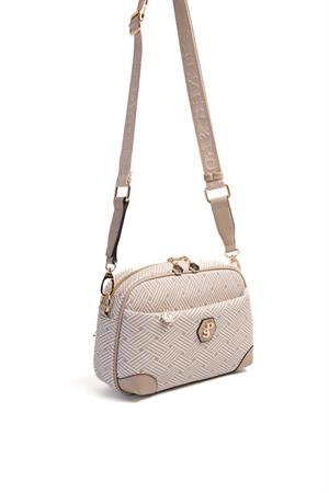 Silver & Polo SP1094 Kadın Çapraz Çanta Bej-Kum