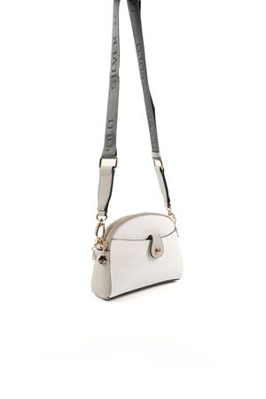 Silver & Polo SP1144 Kadın Çapraz Çanta Beyaz-A.Gri