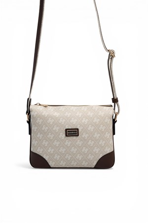Silver & Polo SP784 Kadın Çapraz Çanta Taş-Kahve