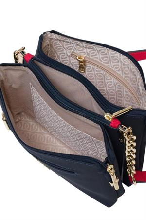 U.S Polo US25253 Çapraz Çanta Lacivert-Kırmızı