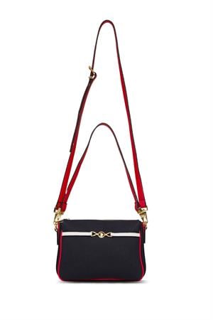 U.S Polo US25237 Çapraz Çanta Lacivert-Kırmızı-Beyaz