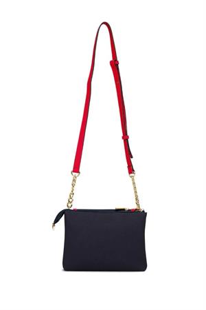 U.S Polo US25253 Çapraz Çanta Lacivert-Kırmızı