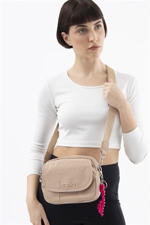 United Benetton BNT1493 Çapraz Çanta Ten