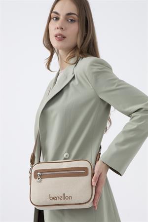 United Benetton BNT1540 Çapraz Çanta Camel