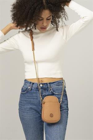 Valentino VLT042 Çapraz Çanta Camel