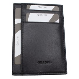 Grande Erkek Cüzdan & Kartlık Siyah 750