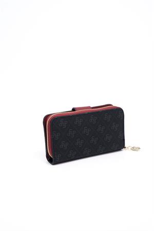 Silver & Polo SP882 Kadın Cüzdan & Kartlık Siyah-Bordo