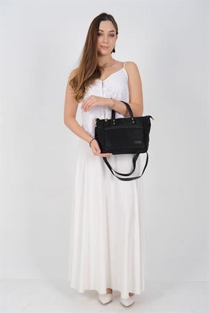 Silver & Polo 1214 Kadın El Çantası Siyah