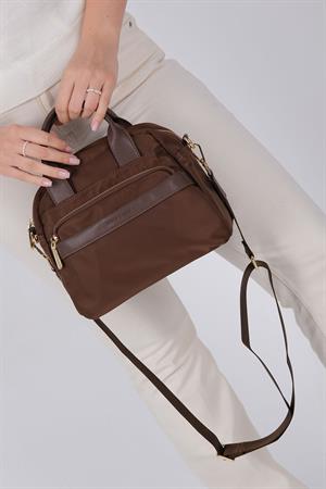 Silver & Polo 1216 Kadın El Çantası Kahve