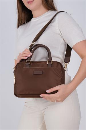 Silver & Polo 1217 Kadın El Çantası Kahve