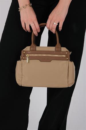 Silver & Polo 1219 Kadın El Çantası Vizon-Camel