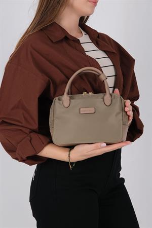 Silver & Polo 1224 Kadın El Çantası Yeşil-Kum