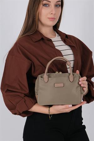 Silver & Polo 1224 Kadın El Çantası Yeşil-Kum