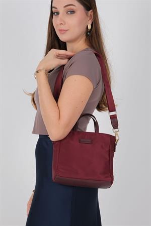 Silver & Polo 1225 Kadın El Çantası Bordo