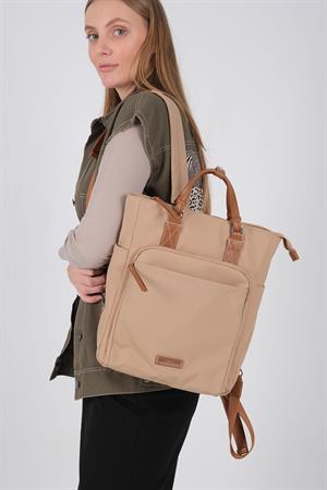 Silver & Polo 1226 Kadın El Çantası Nut-Taba