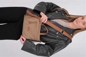 Silver & Polo 1228 Kadın El Çantası Vizon-Taba