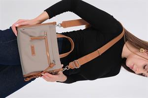 Silver & Polo 1228 Kadın El Çantası Yeşil-Taba