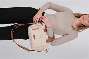 Silver & Polo 1230 Kadın El Çantası Bej-Taba