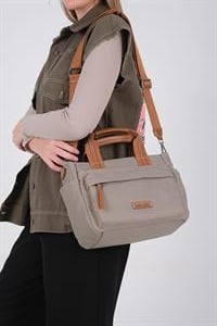 Silver & Polo 1230 Kadın El Çantası Yeşil-Taba