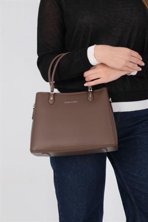 Silver & Polo 1233 Kadın El Çantası Kahve