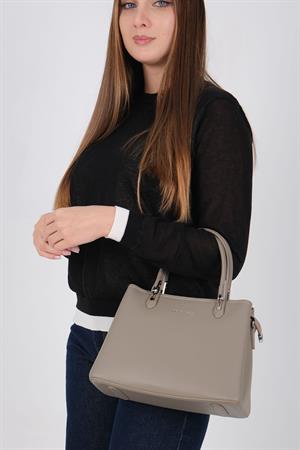 Silver & Polo 1233 Kadın El Çantası Vizon