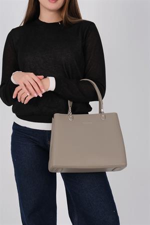 Silver & Polo 1234 Kadın El Çantası Vizon