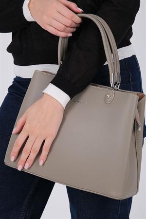 Silver & Polo 1234 Kadın El Çantası Vizon