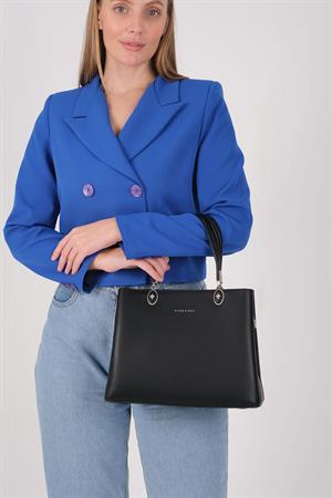 Silver & Polo 1234 Kadın El Çantası Siyah