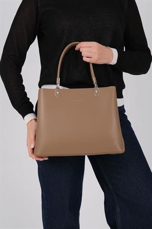 Silver & Polo 1234 Kadın El Çantası Bej
