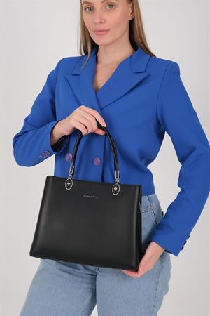 Silver & Polo 1234 Kadın El Çantası Siyah