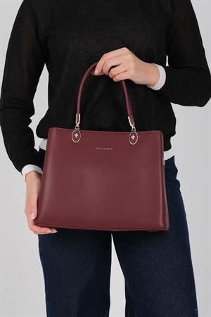 Silver & Polo 1234 Kadın El Çantası Bordo
