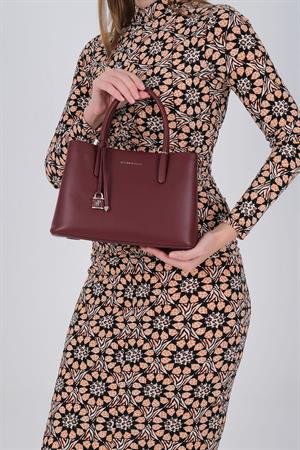 Silver & Polo 1235 Kadın El Çantası Bordo