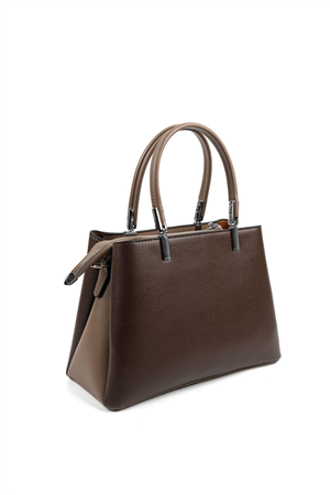 Silver & Polo SP1098 Kadın El Çantası Kahve-Vizon