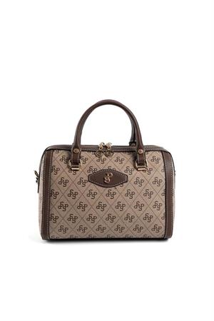 Silver & Polo SP1091 Kadın El Çantası Koyubej-Kahve