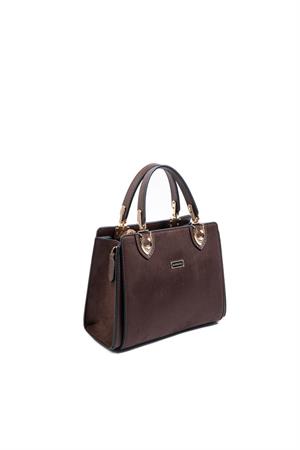 Silver & Polo SP1133 Kadın El Çantası Kahve