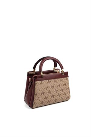 Silver & Polo SP1193 Kadın El Çantası Koyu Bej-Bordo