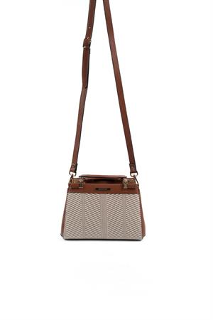 Silver & Polo SP1193 Kadın El Çantası Bej-Taba