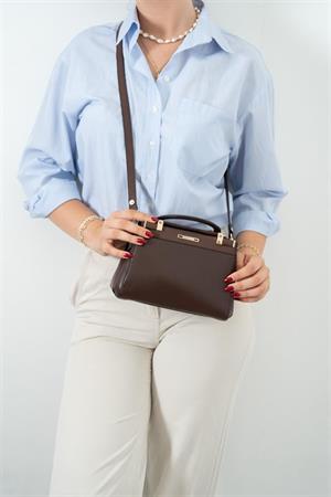 Silver & Polo SP1193 Kadın El Çantası Kahve