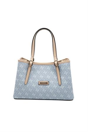 Silver & Polo SP1252 Kadın El Çantası Mavi-Ten