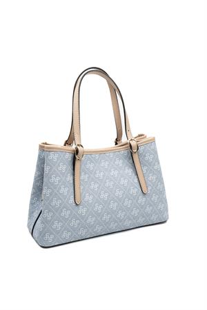 Silver & Polo SP1252 Kadın El Çantası Mavi-Ten