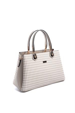Silver & Polo SP1253 Kadın El Çantası Kum Beji-Kum
