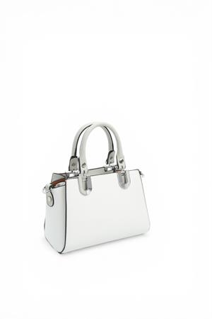 Silver & Polo SP1281 Kadın El Çantası Beyaz-A.Gri