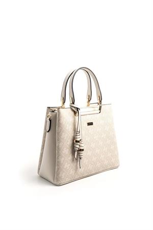 Silver & Polo SP969 Kadın El Çantası Taş-Kemik