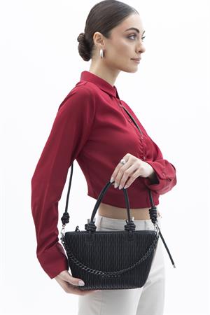 Sısley SLY207 El Çantası Siyah