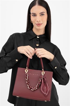 Sısley SLY286 Kadın El Çantası Bordo
