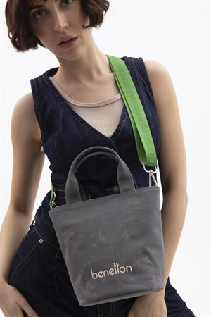 United Benetton BNT1619 El Çantası Gri