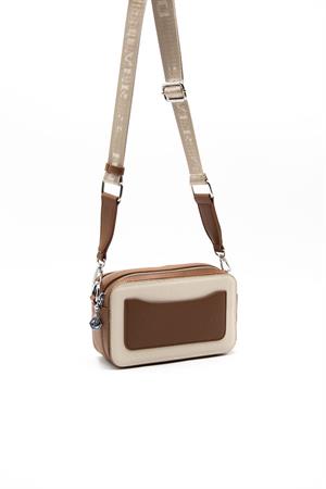 Silver & Polo SP1078 Kadın Çapraz Çanta Bej-A.Taba