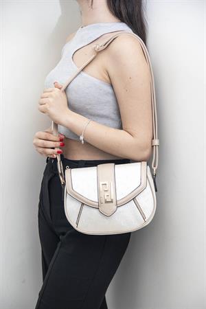 Silver & Polo SP1099 Kadın Çapraz Çanta Sedef-S.Nut
